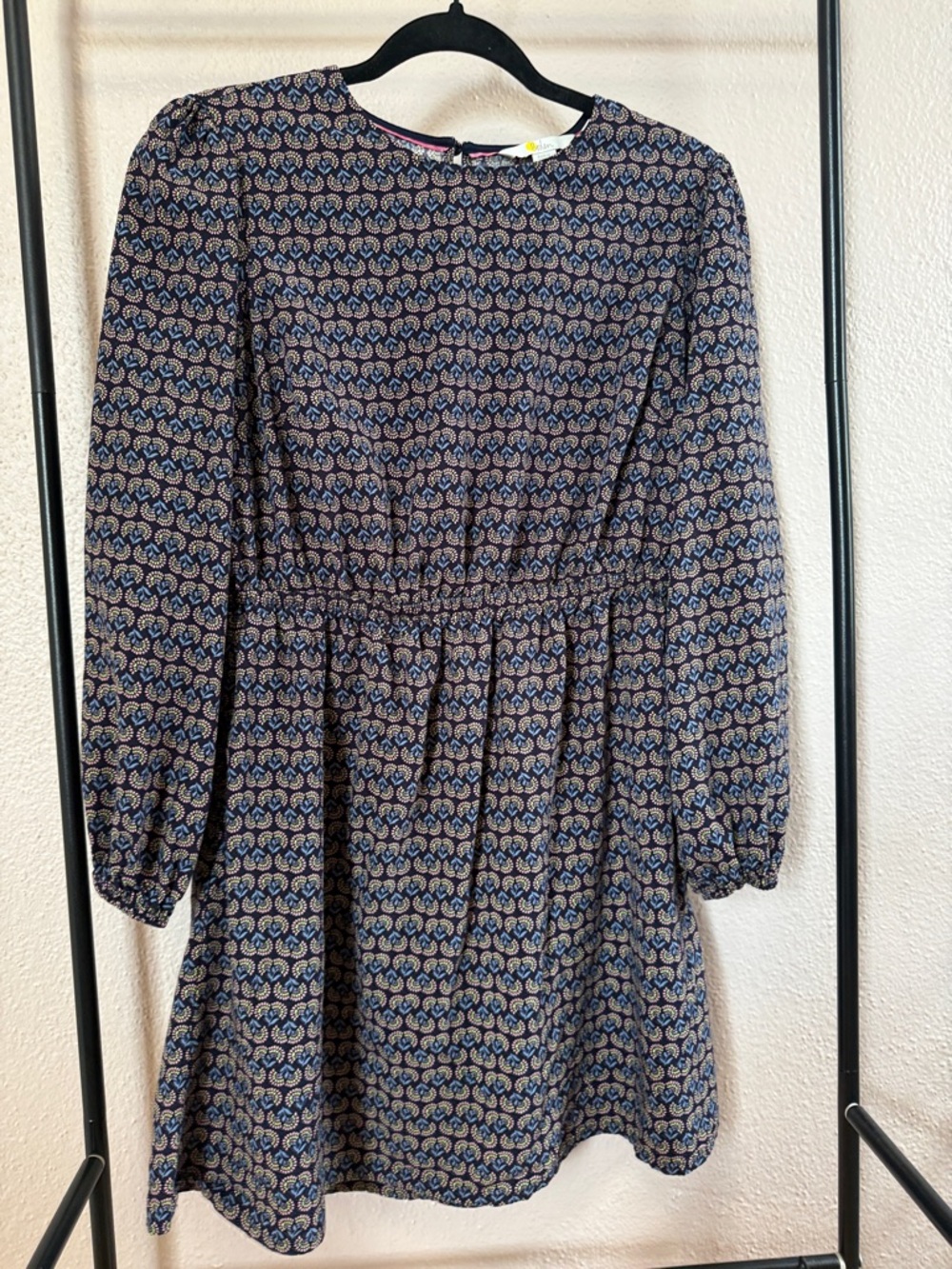 Boden Navy Floral Print Dress